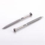 Torx träskruv med platt huvud